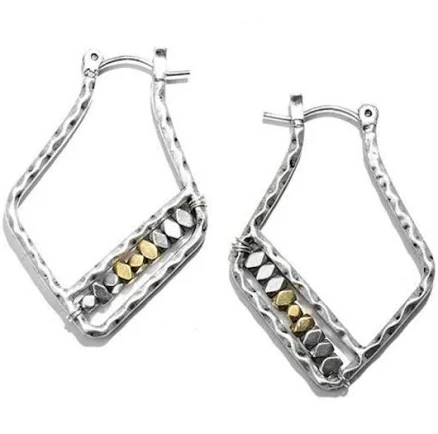 Bohemian Silver Izebel Drop Earrings