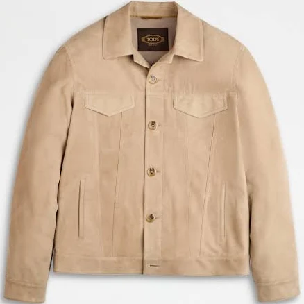 Tod's Pashmy Suede Trucker Jacket