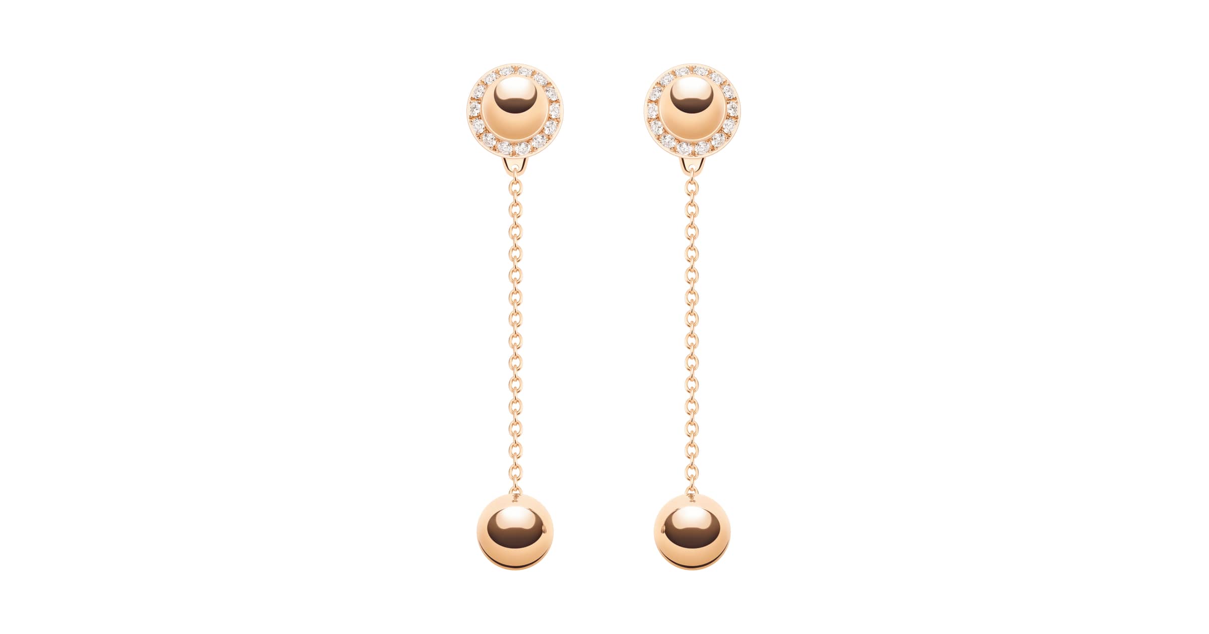 Piaget Rose Gold Diamond Earrings G38PV800