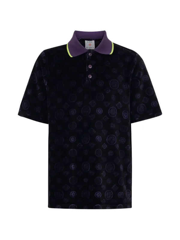 Monogram-pattern Polo Shirt