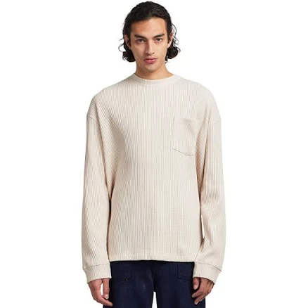 Men FrizmWORKS Oversized Waffle Pocket T-Shirt