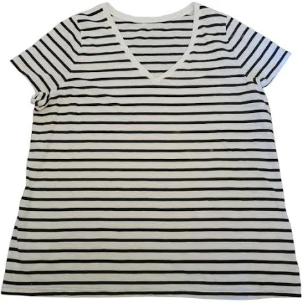 Ava Viv Stripped Short Sleeve T-Shirt