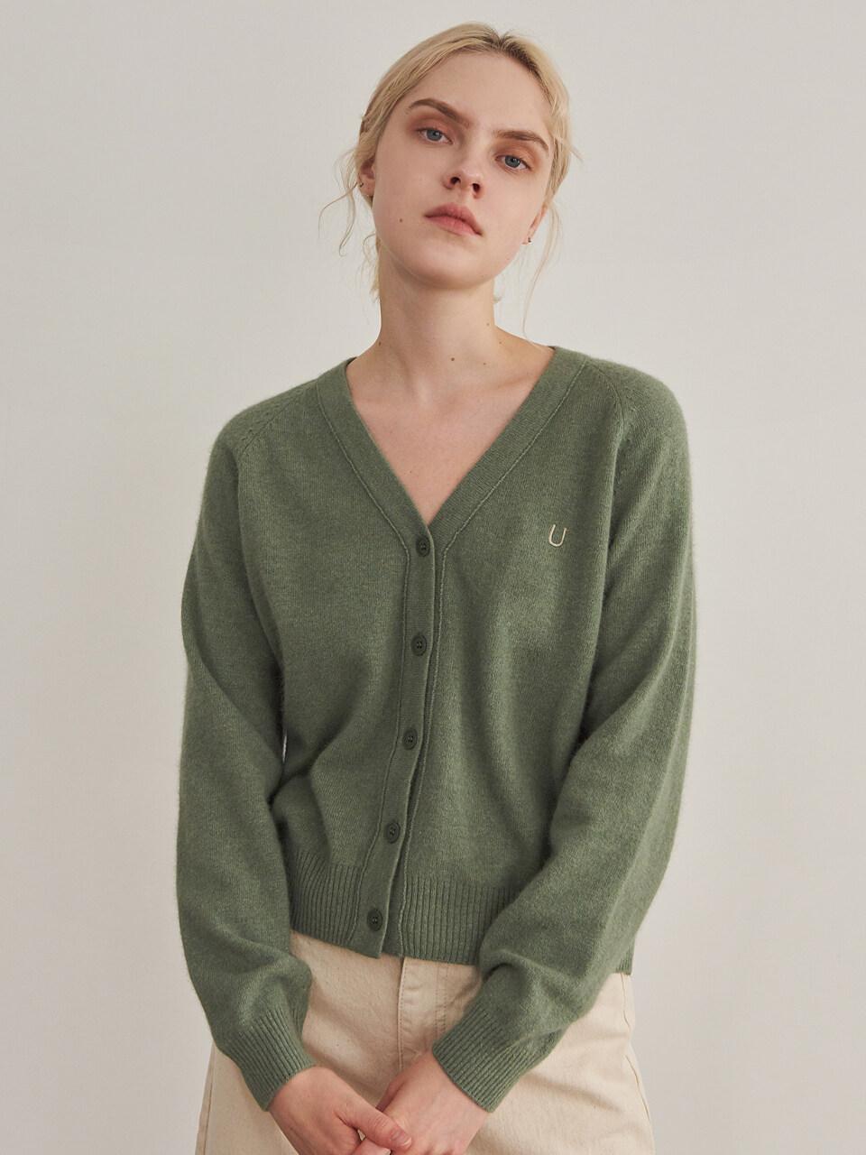 Fox U Embroidery Cardigan