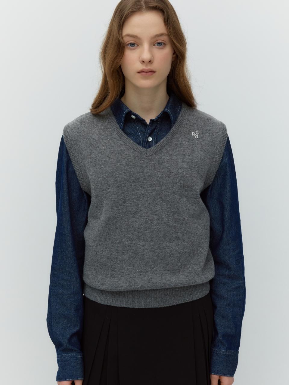 Symbol Logo Knit Vest
