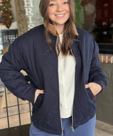 Corduroy Zip Up Jacket