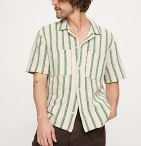 Banana Republic Men's Stripe Knit Shirt