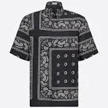 Dior SHORT-SLEEVED SHIRT WITH BANDANA MOTIF Medium 40