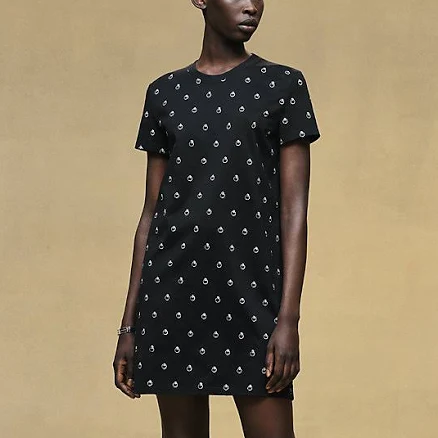 Hermès "Anneau Finesse" straight dress Women's