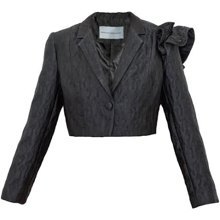 Karolina Ozolinsiute Jacquard Crop Jacket
