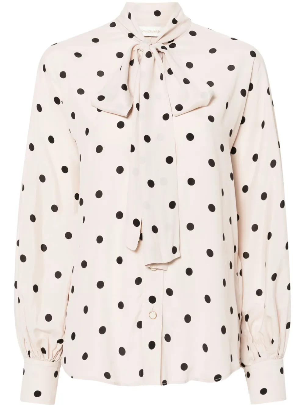 Polka-dot Print Shirt