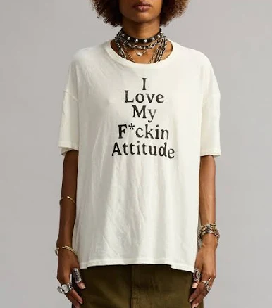 R13 Women's Fkn Attitude Relaxed T-Shirt