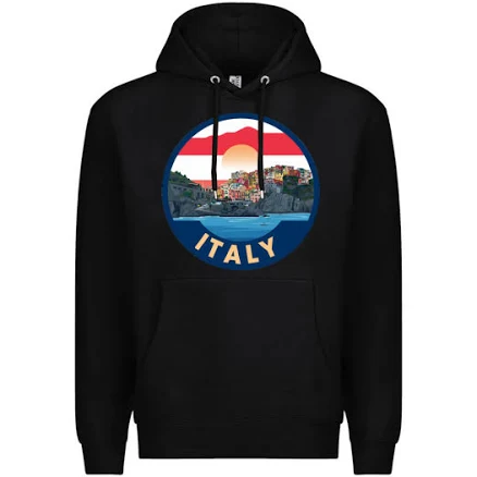 Artistshot Sunset Over Cinque Terre Unisex Hoodie