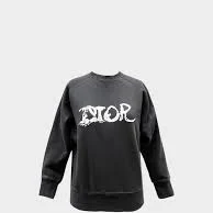 Christian Dior 2021 DIOR x Peter Doig Black Sweater with Embroidered Logo