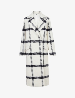 ALLSAINTS - Mabel checked wool-blend coat