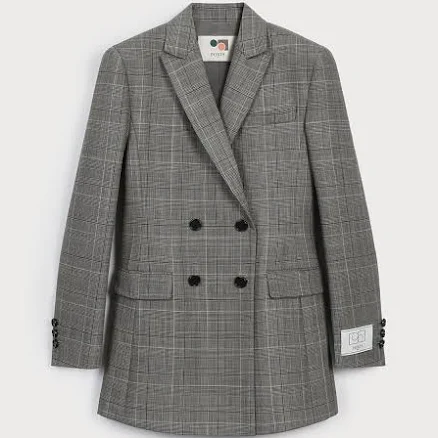 Ports 1961 Double-Breasted Checked Blazer