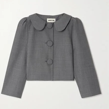 Women's Cropped Grain de Poudre Jacket