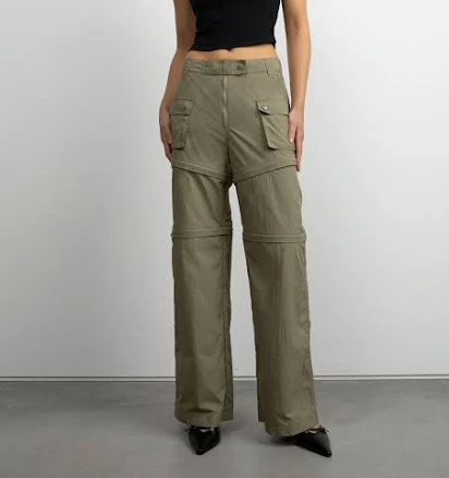 OAK + FORT 3-in-1 Zip-Off Nylon Pants