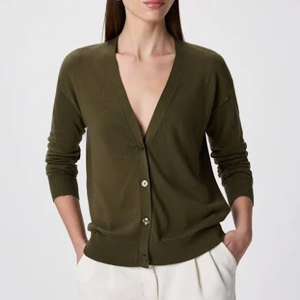 Quince Women's Organic Cotton Cashmere Cardigan Sweater