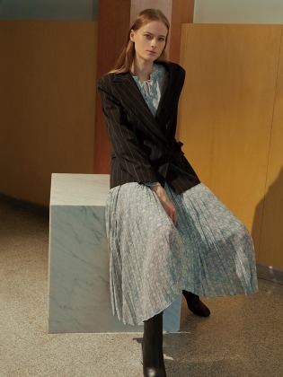Marcia Black Pin Stripe