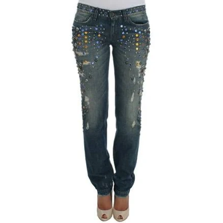 Dolce & Gabbana Women's Embellished Slim Fit Jeans