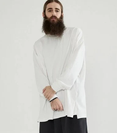 CARGOBROS Oversized Round Neck Long Sleeve T-Shirt