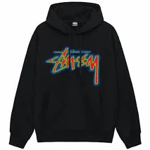 Stussy Thermal Stock Black Hoodie