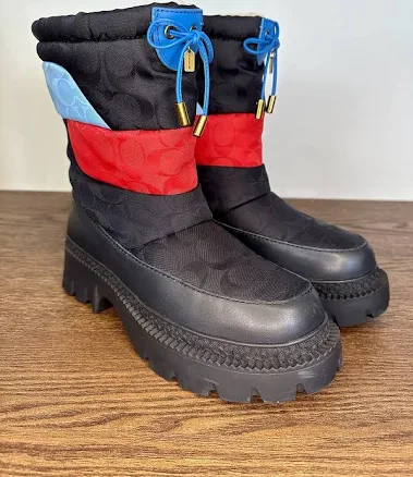 Coach Women's Restored Puffer Snow Boots