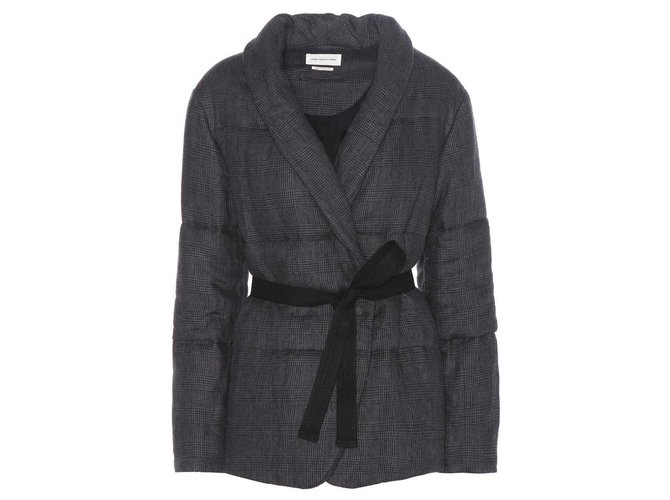 Isabel Marant Etoile Jarod Grey Cotton Viscose Linen