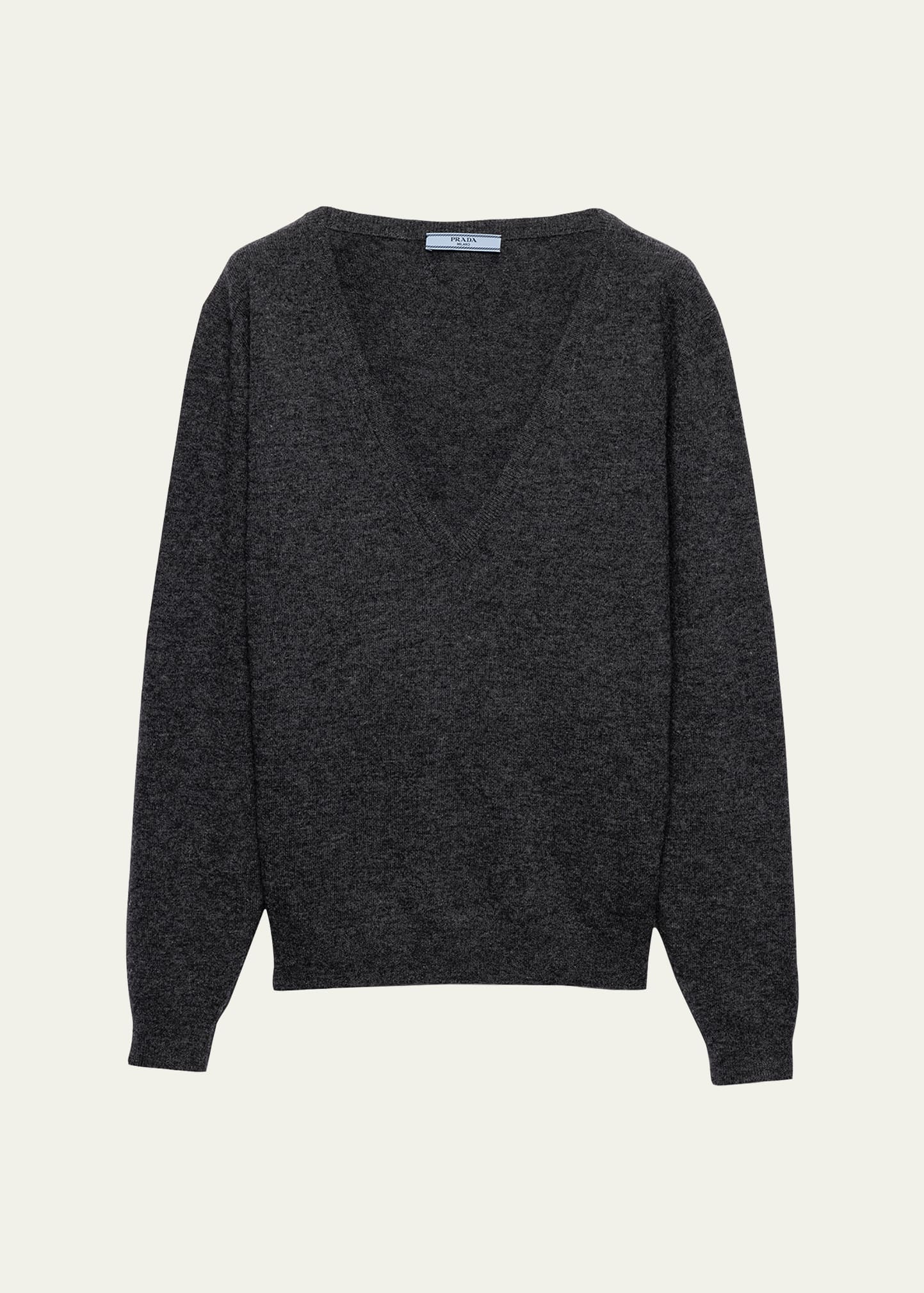Shetland Wool V-Neck Sweater