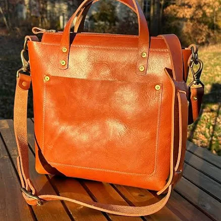 Squires Canvas Creations Leather West Street Tote