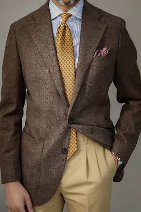 Men's Herringbone Blazer