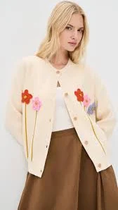 Crochet Flower Cardigan