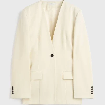 Toteme Women's Single-Button Slouch Blazer