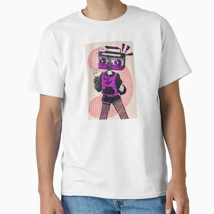 Pop Art Radiohead Gouache Painting T-Shirt