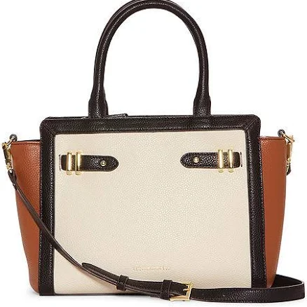 Liz Claiborne Mini Tuxedo Tote Bag
