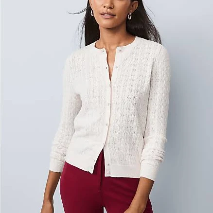 Ann Taylor Women's Cable Stitch Ann Cardigan