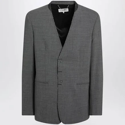 MM6 Maison Margiela Men's Mélange Wool-Blend Blazer