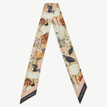 Strathberry Silk Skinny Scarf