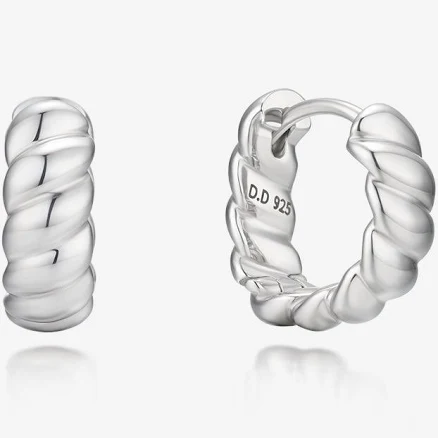 Sélection. D Silver Earring