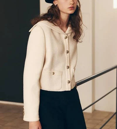 OSTKAKA Sailor Tweed Crop Jacket