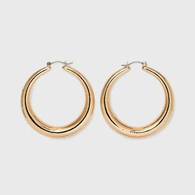 A New Day Thick Hoop Earrings
