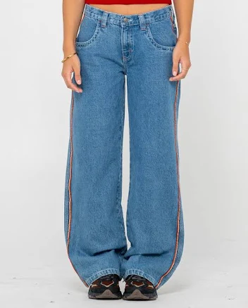 Flip Mommy Wide Leg Denim Jeans