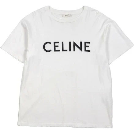 CELINE Men's Loose Cotton Jersey T-Shirt