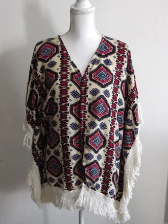 Etro style ethnic print vest