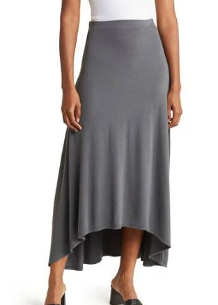 GO COUTURE Women's Asymmetric Hi-Low Skirt