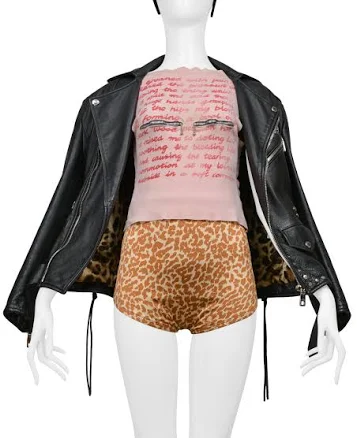 Dolce & Gabbana Black Oversized Leather Jacket with Studs and Belt 2022