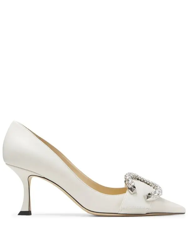 Melva Crystal-buckle Pumps
