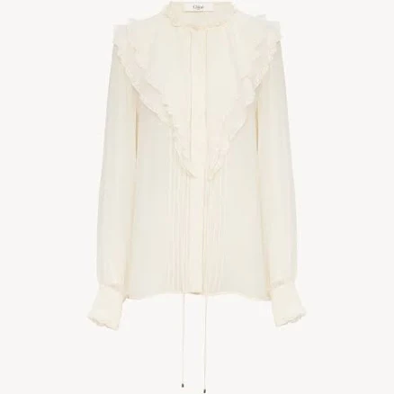 Chloé Women's Ruffled Blouse Silk