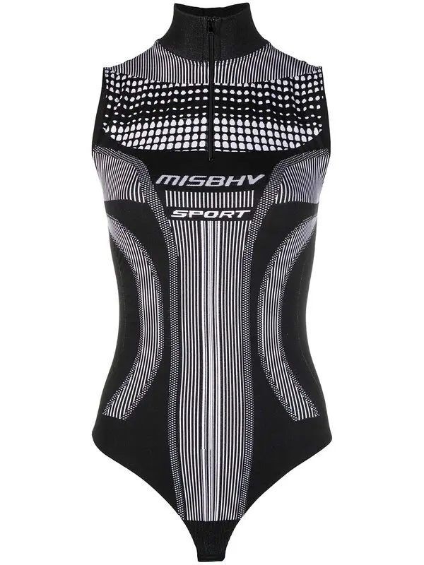 Sport Active Graphic-print Bodysuit