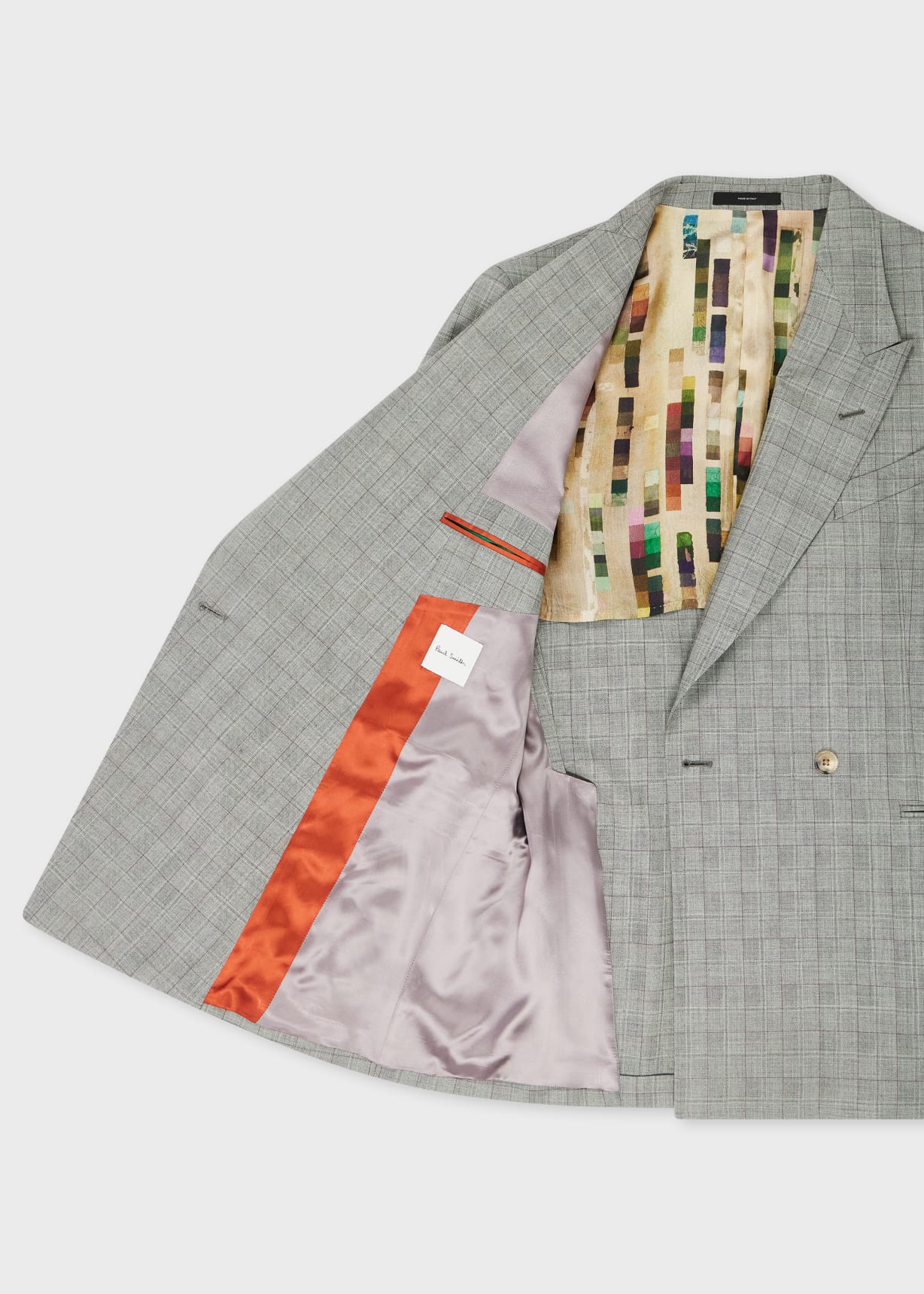 Grey Prince Of Wales Check Blazer